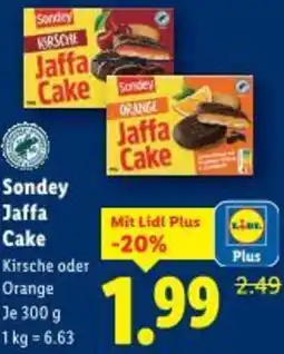 Lidl Sondey Jaffa Cake Angebot