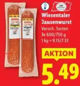 Lidl Wiesentaler Jausenwurst Angebot