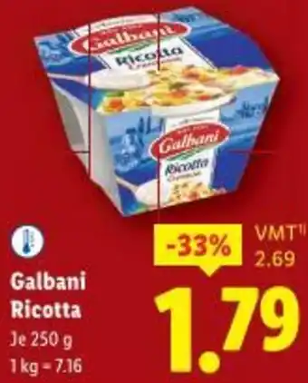 Lidl Galbani Ricotta Angebot