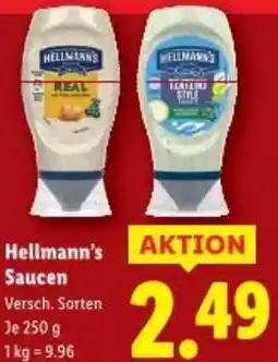 Lidl Hellmann's Saucen Angebot