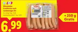 Lidl Wiesentaler Frankfurter nach Landmetzger Art Angebot