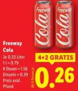 Lidl Freeway Cola Angebot