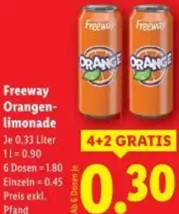 Lidl Freeway Orangen limonade Angebot