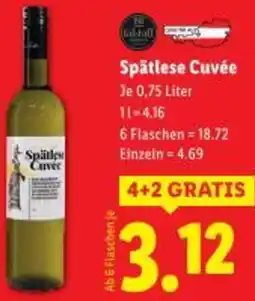 Lidl Spätlese Cuvée Angebot