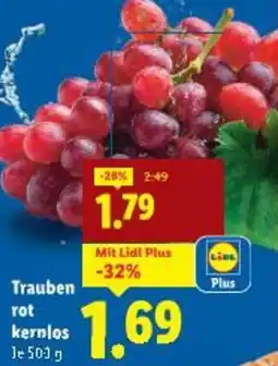 Lidl Trauben Angebot