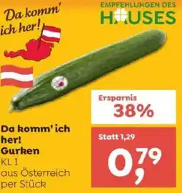 ADEG Da komm' ich her! Gurken Angebot
