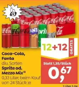 ADEG Coca-Cola, Fanta, Sprite od. Mezzo Mix Angebot