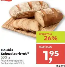 ADEG Haubis Schweizerbrot Angebot