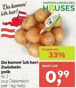 ADEG Da komm'ich her! Zwiebeln gelb Angebot