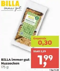 ADEG BILLA immer gut Nussecken Angebot