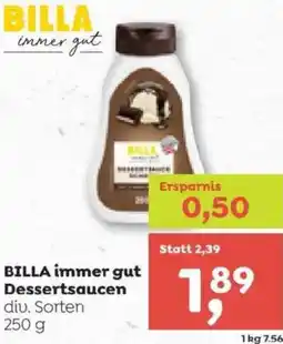 ADEG BILLA immer gut Dessertsaucen Angebot