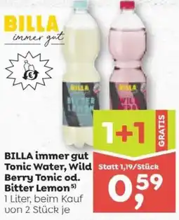 ADEG BILLA immer gut Tonic Water, Wild Berry Tonic od. Bitter Lemon Angebot