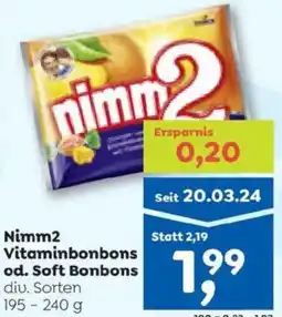 ADEG Nimm2 Vitaminbonbons od. Soft Bonbons Angebot