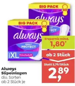 ADEG Always Slipeinlagen Angebot