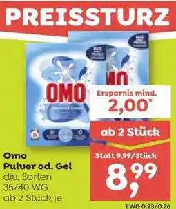 ADEG Omo Pulver od. Gel Angebot