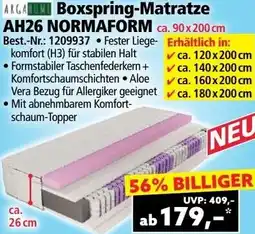 Norma ARGANOM Boxspring-Matratze AH26 NORMAFORM Angebot