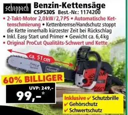 Norma scheppach Benzin-Kettensäge Angebot
