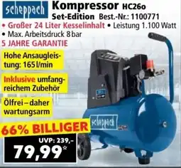 Norma scheppach Kompressor HC260 Angebot