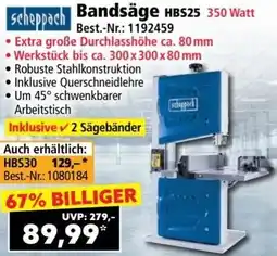 Norma Scheppach Bandsäge HBS25 Angebot