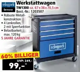 Norma scheppach Werkstattwagen Angebot