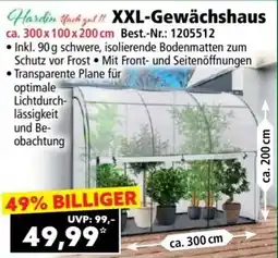 Norma Hardin fach gut!! XXL-Gewächshaus Angebot