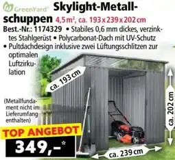 Norma GreenYard Skylight Metall schuppen Angebot