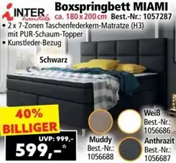 Norma INTER, Boxspringbett MIAMI Angebot