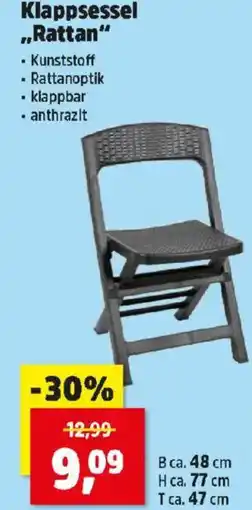 Thomas Philipps Klappsessel ,,Rattan Angebot