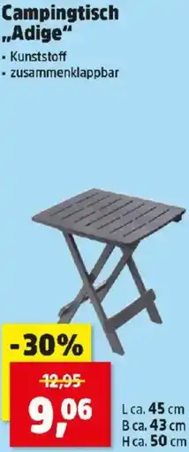 Thomas Philipps Campingtisch ,,Adige Angebot