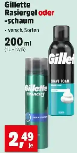 Thomas Philipps Gillette Rasiergel oder -schaum Angebot
