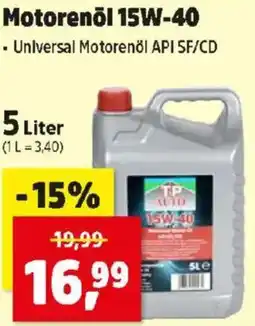 Thomas Philipps Motorenōl 15W-40 Angebot