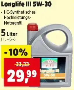 Thomas Philipps Longlife III 5W-30 Angebot