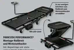Lidl Parkside Montage-Rollbrett-Werkstatthocker Angebot