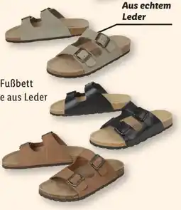 Lidl Esmara Damen Leder-Pantoletten Angebot