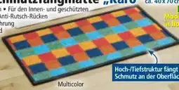 Norma Lifetex Schmutzfangmatte Karo Angebot