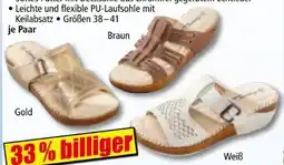 Norma Lisanne Comfort Damen Sommer-Pantoletten Angebot