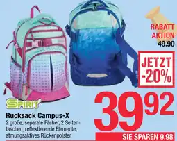 Maximarkt SPIRIT Rucksack Campus-X Angebot