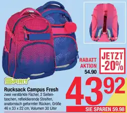 Maximarkt SPIRIT Rucksack Campus Fresh Angebot