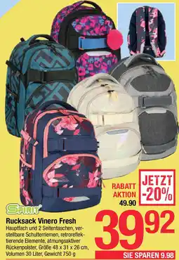 Maximarkt SPIRIT Rucksack Vinero Fresh Angebot