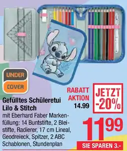 Maximarkt Gefülltes Schüleretui Lilo & Stitch Angebot