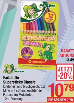 Maximarkt Farbstifte Supersticks Classic Angebot