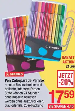 Maximarkt Pen Colorparade PenBox Angebot