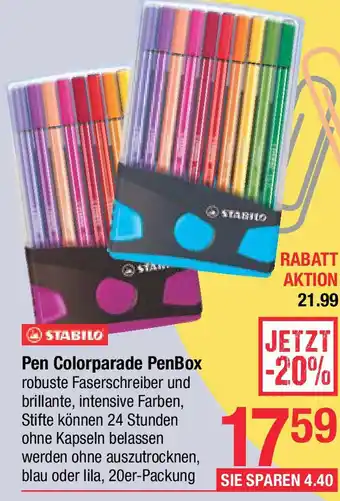 Maximarkt Pen Colorparade PenBox Angebot