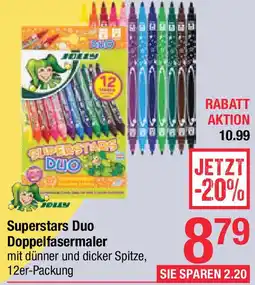 Maximarkt Superstars Duo Doppelfasermaler Angebot