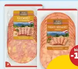 PENNY Ich bin Österreich Pikante Käsewurst Angebot