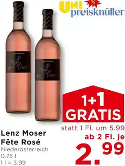 Unimarkt Lenz Moser Fête Rosé Angebot