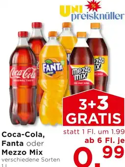 Unimarkt Coca-Cola Fanta oder Mezzo Mix Angebot