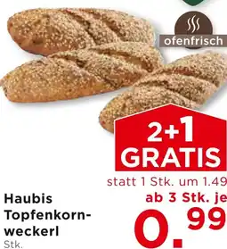 Unimarkt Haubis Topfenkorn- weckerl Angebot
