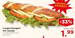 Unimarkt Laugenstangerl mit Gouda Angebot