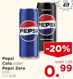 Unimarkt Pepsi Cola oder Pepsi Zero Angebot